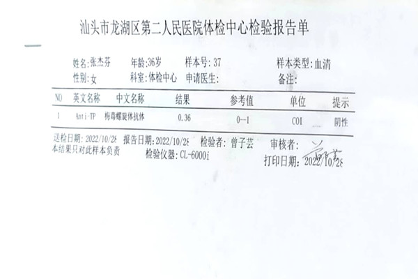 2022.10.28获得术前三项