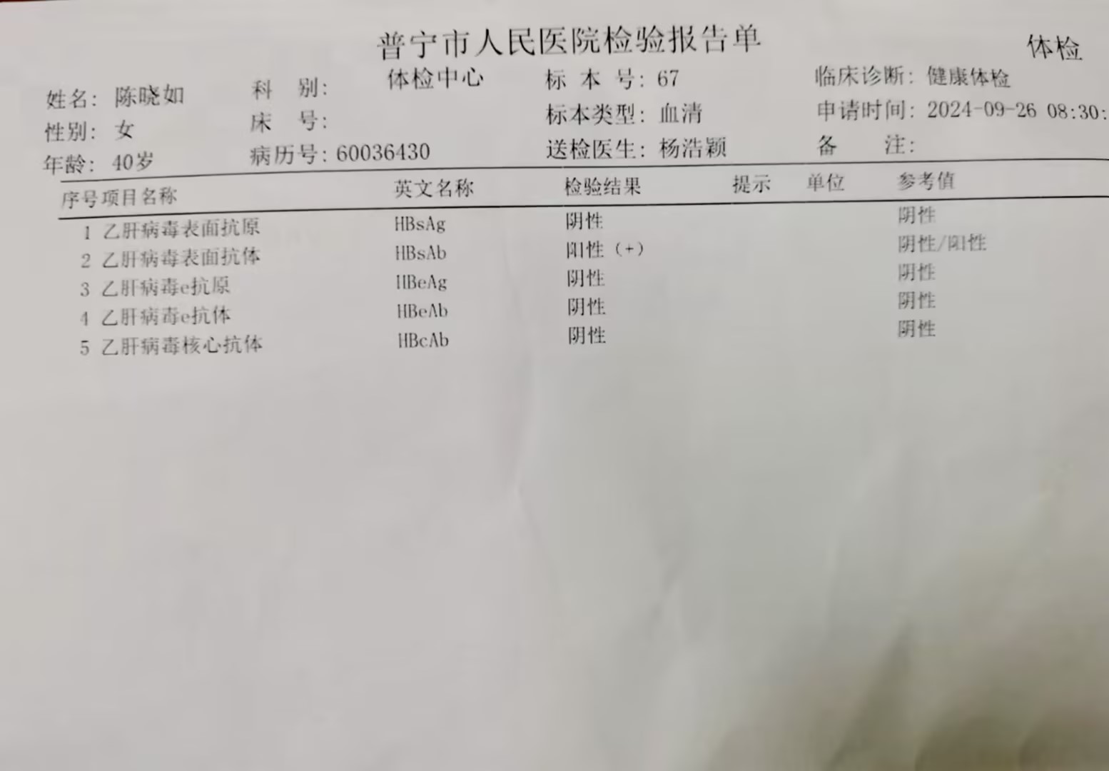 2024.9获得术前三项